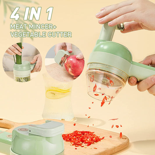 4 In 1 Electric Vegetable Cutter