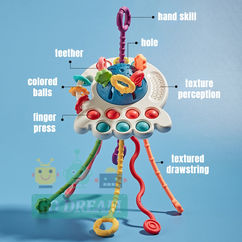 Silicone Pulling Toy