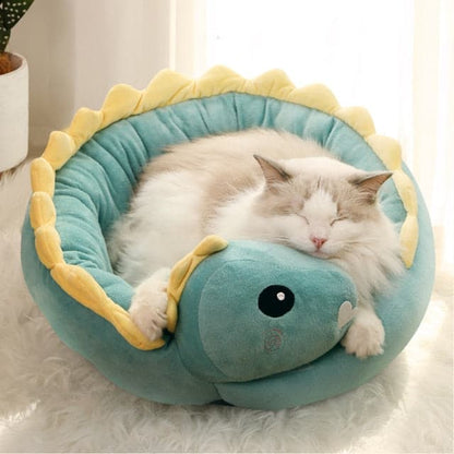 Cute Dinosaur Cat Bed