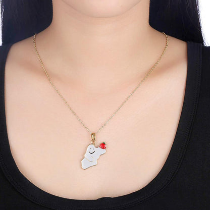 Cute Halloween Ghost Necklace