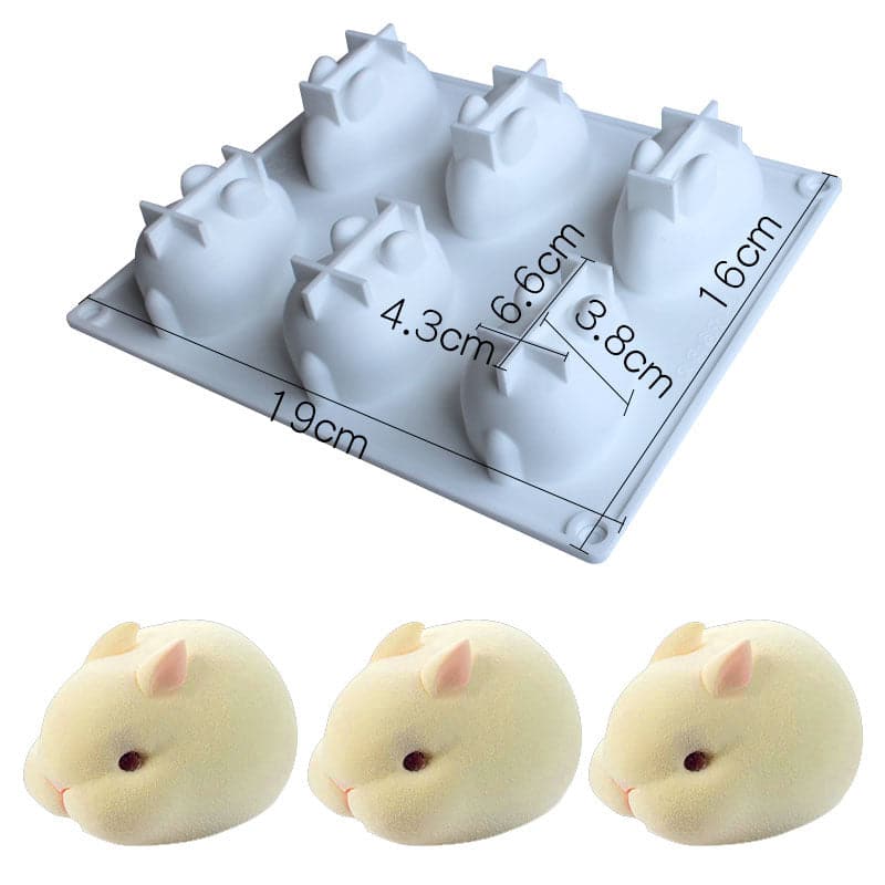 Rabbit-Shaped Cake Mold