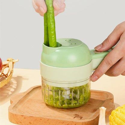 4 In 1 Electric Vegetable Cutter