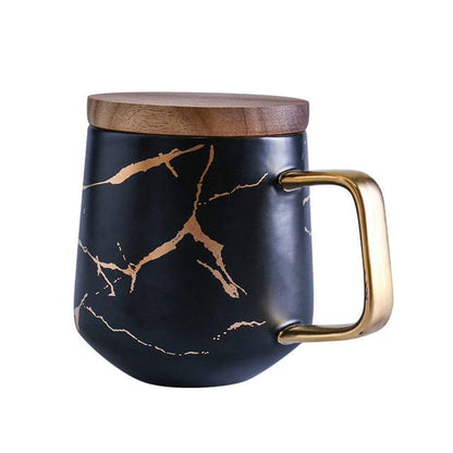 Coffee Mugs Marble Gold Inlay