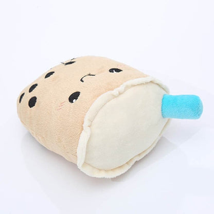 Milk Tea Shaped Pet Plush Toy