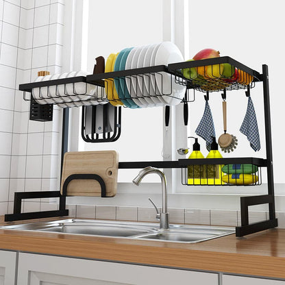 Stainless Steel U-shaped Kitchen Dish Rack