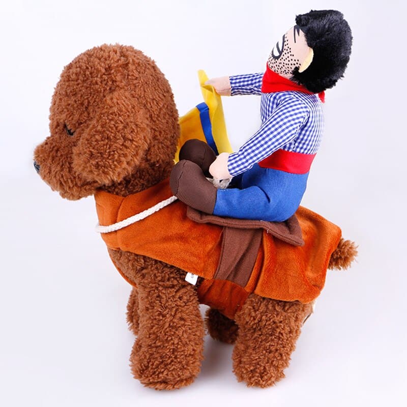 Halloween Dog Costumes Dog Clothes Riding Horse Cowboy