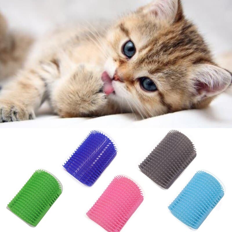 Pet cat Self Groomer Grooming Tool Hair Removal Brush Comb for Dogs Cats Hair Shedding Trimming Cat Massage Device with catnip