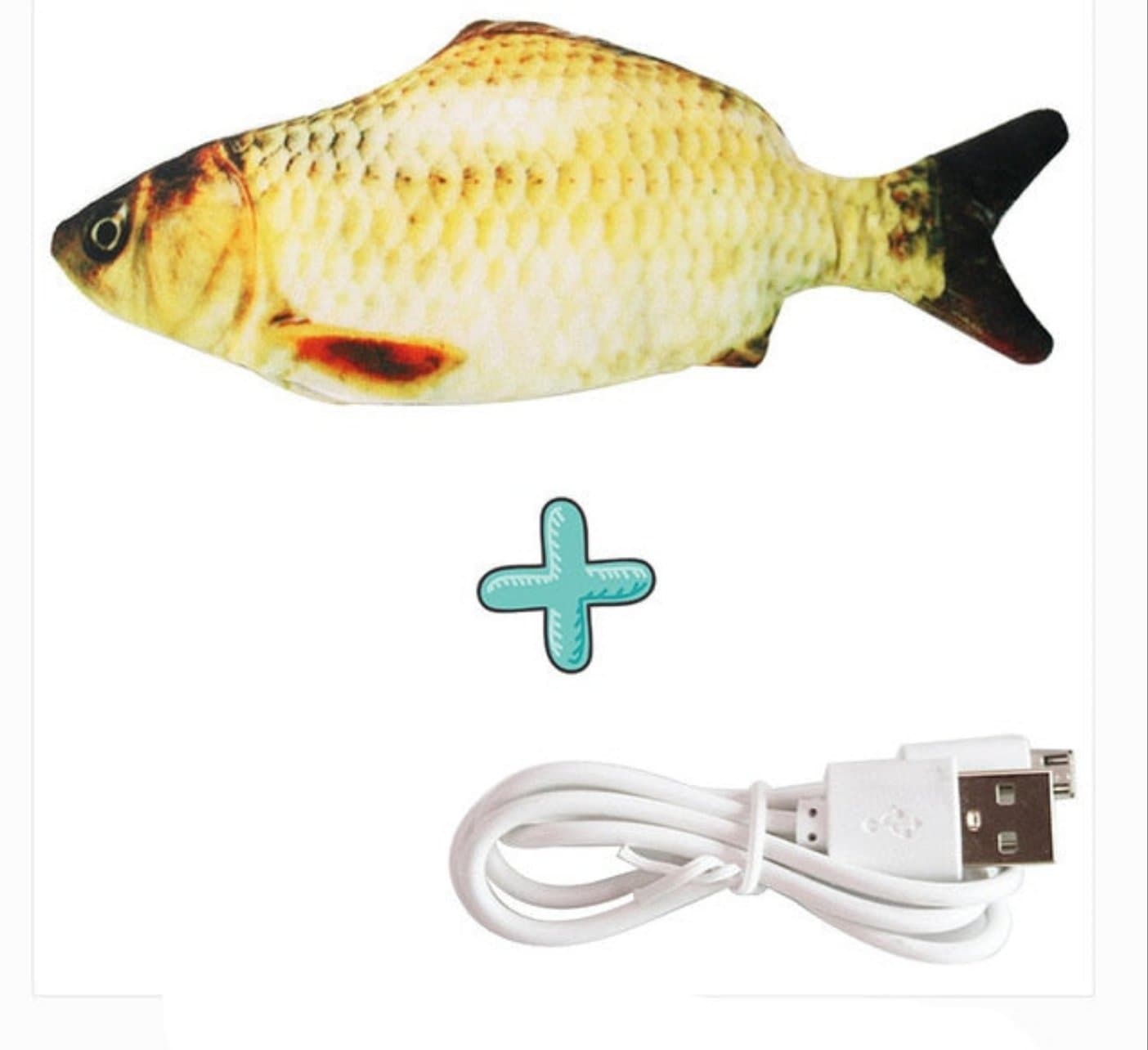 Interactive Electric floppy Fish Cat toy