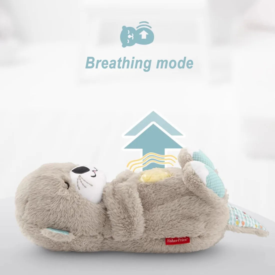 Schlummerotter Sleep Baby Plush Toys for Newborn Baby Infant Little Lamb Plush Gift Breathing Schlummer Otter Music Appease Gift