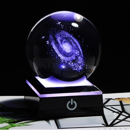 6/8cm Minarature Galaxy 3D Crystal Ball