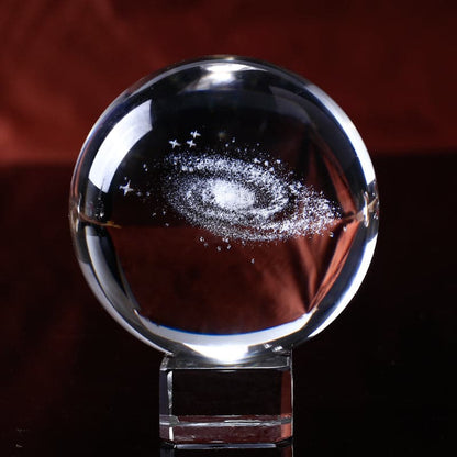 6/8cm Minarature Galaxy 3D Crystal Ball