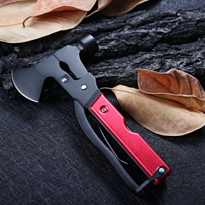 8 in 1 Hatchet with Knife Axe Hammer Saw Screwdriver Pliers Bottle Opener Multitool Camping Accessories Survival Gear Equipment