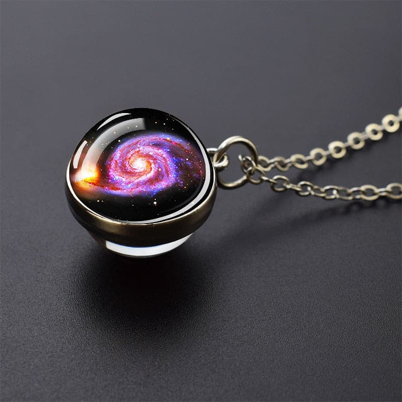 Horsehead Nebula Necklace Galaxy Space Planet Jewelry Glass Ball Necklace Astronomy Gift