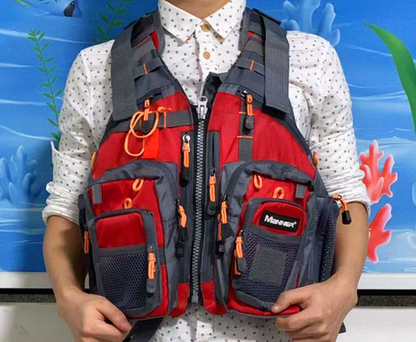 Fishing Vest Pack for Trout Fishing Gear and Equipment Multifunction Breathable Backpack